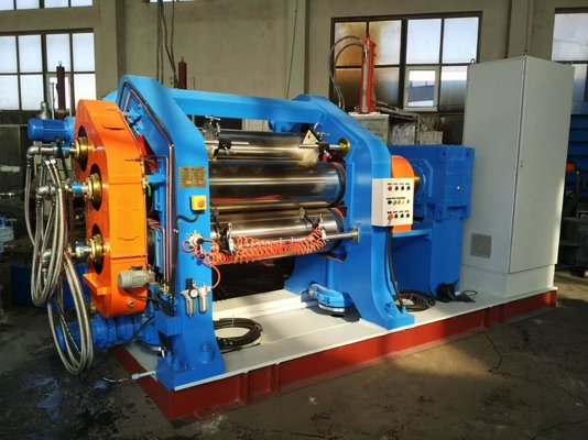Mua 200 độ chính xác điều khiển điện 3 cuộn cao su máy lịch cho sản xuất tấm cao su online manufacture