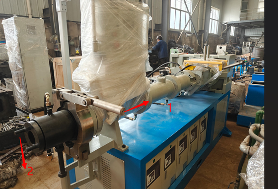 Mua Động cơ 55kw XJW-90 mô hình Cold Feed Extruder áp dụng Siemens PLC Schneider Electric online manufacture