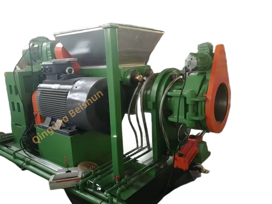 Mua 2000kg / giờ sản lượng Twin Screw Feed Rubber Strainer với hệ thống làm mát và kiểm soát nhiệt độ khuôn online manufacture