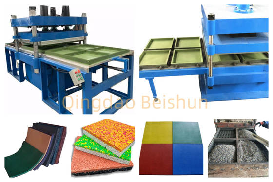 Mua Máy sản xuất gạch sàn cao su áp suất cao cao có thể tùy chỉnh kích thước khác nhau online manufacture