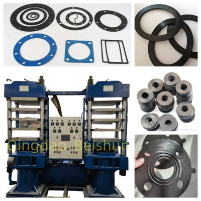 Mua Vulkaniser vòng niêm phong cao su hai trạm với điều khiển PLC tự động mở khuôn tự động và sưởi ấm điện / dầu / hơi online manufacture