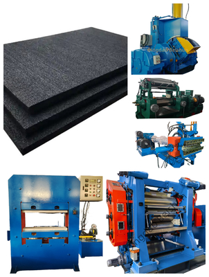 Mua Máy nén cao su tùy chỉnh cho cao su tấm cách âm / âm thanh cách âm Pad sản xuất máy móc online manufacture