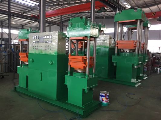 Giá tốt Máy ép lưu hóa cao su bộ đôi Máy lưu hóa cao su điều khiển PLC trực tuyến