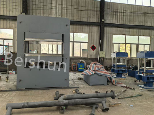 Giá tốt Máy in Vulkan hóa cao su tấm nóng lớn 1500 × 1500mm với áp suất 800 tấn để đồng bộ hóa trực tuyến