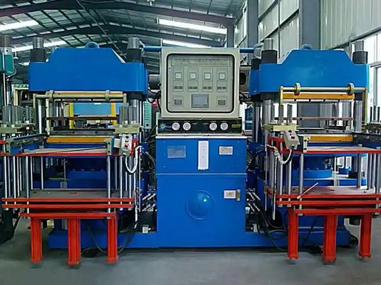Giá tốt 2RT / 4RT Đơn và hai trạm sưởi điện cao su Vulcanizing Molding Machine cho cao su 0-25MPa Pressure Range trực tuyến