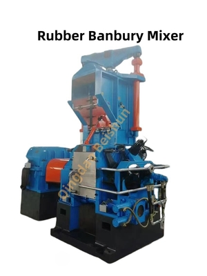Tốc độ trộn 40rpm 50L loại rơi Khóa Mixer Banbury cao su với điều khiển PLC