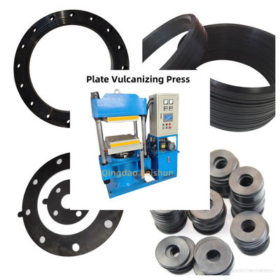 Giá tốt CE chứng nhận tiêu chuẩn châu Âu cao su tấm Vulcanizing Press nền tảng kích thước 400 × 400mm tự động điều khiển bởi PLC trực tuyến
