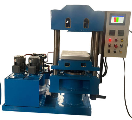 Giá tốt 250mm Plunger Diameter Rubber Vulcanizing Press Machine with Manual Operation and 57.6kw×2 Heating Power trực tuyến