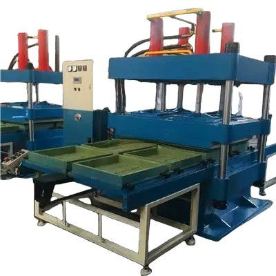 Giá tốt 100T áp suất thủy lực 1000x1000 máy Vulcanizing tấm phẳng - cao su hạt sàn gạch làm máy trực tuyến