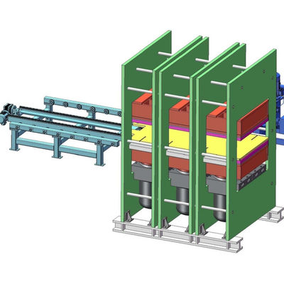 Giá tốt Máy ép lưu hóa cao su tự động kiểu khung áp lực 500 tấn với gia nhiệt điện để tạo hình ép nóng cao su trực tuyến