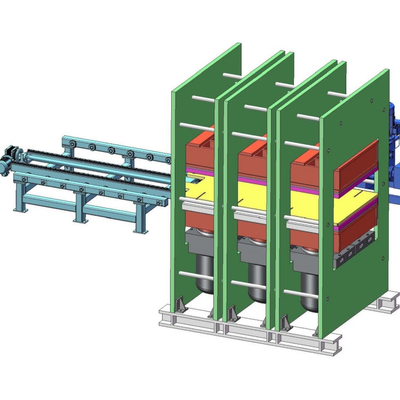 Rubber Anti-slip Pad Manufacturing Equipment - 500-ton Pressure Flat Vulcanizing Machine - Frame-type Automatic Rubber Hot Pressing Forming Machine