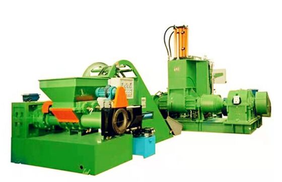 Giá tốt Đường dây sản xuất hạt cao su EPDM với đường kính vít 120mm, điều khiển PLC và sưởi ấm điện để đẩy cao su chất lượng cao trực tuyến