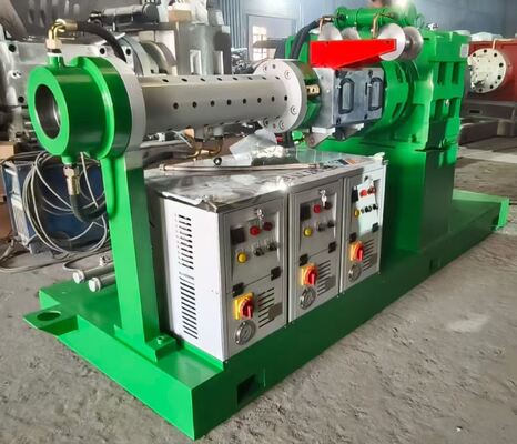 Giá tốt Máy ép cao su thùng pin lạnh đường kính vít 120mm với công suất sản xuất 60-150kg / giờ trực tuyến