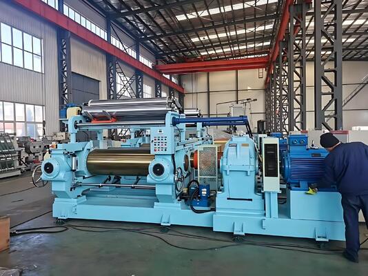 Giá tốt 16'' Máy trộn cao su tự động / Với trục cán mạ cứng / Động cơ công suất cao trực tuyến